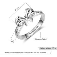 Load image into Gallery viewer, Personalized Engraved Name Promise Ring

