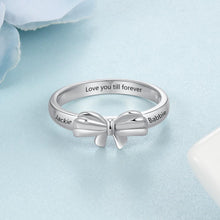 Load image into Gallery viewer, Personalized Engraved Name Promise Ring
