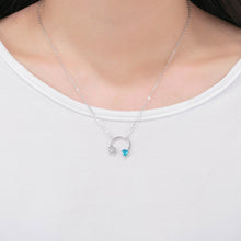 Load image into Gallery viewer, Custom Birthstone Paw Necklace
