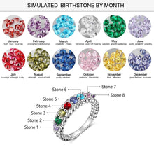Load image into Gallery viewer, Personalized Birthstones Ring
